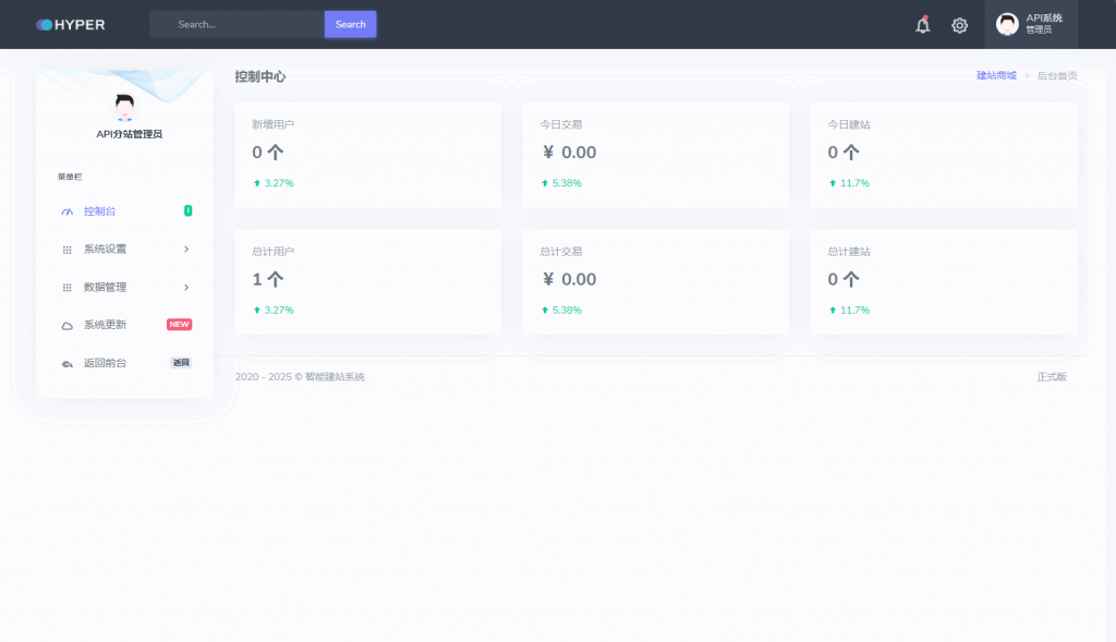 图片[2]-【积分】2025最新宝塔API一键建站系统源码-柚子博客