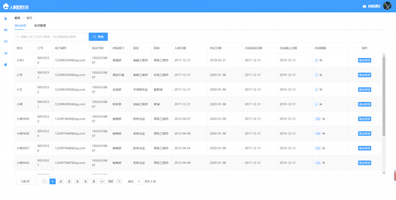【免费】基于SpringBoot的人事管理系统源码-柚子博客