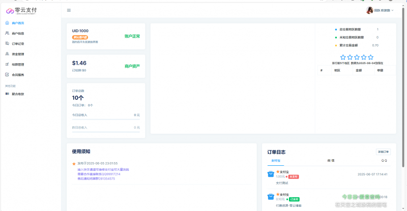 易支付系统源码（全开源）：前台 + 用户中心 + 后台三端合一-柚子博客